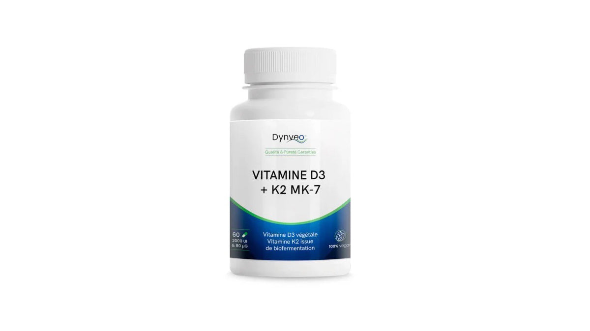 Vitamine D3 + K2 MK-7