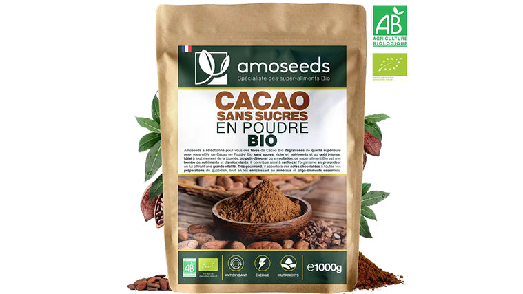 CACAO SANS SUCRES EN POUDRE BIO