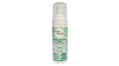 Mousse Nettoyante Visage Amande Douce Argan - Certifiée bio