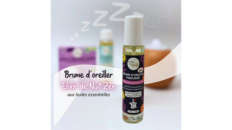 Brume d'oreiller Elixir de Nuit Zen aux huiles essentielles Certifiées Bio