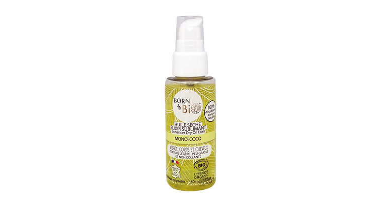 Huile Sèche Elixir Sublimant Monoï Coco - Certifiée bio