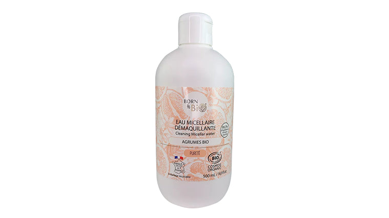 Eau Micellaire Démaquillante Agrumes 500mL - Certifiée bio