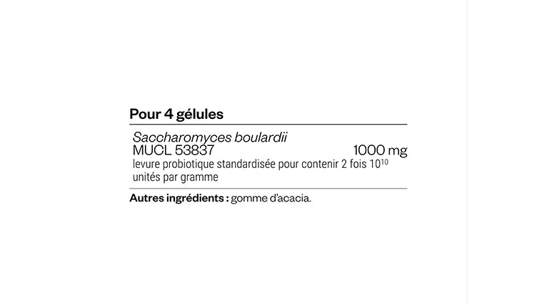 Probiotique Saccharomyces boulardii
