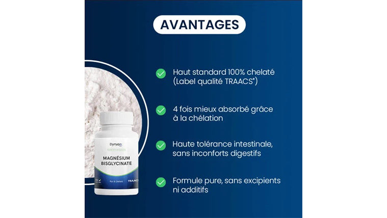 Magnésium bisglycinate Avantages